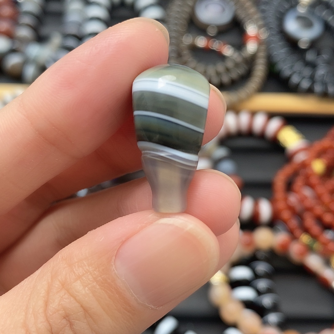 玛瑙/玉髓玛瑙单珠未镶嵌