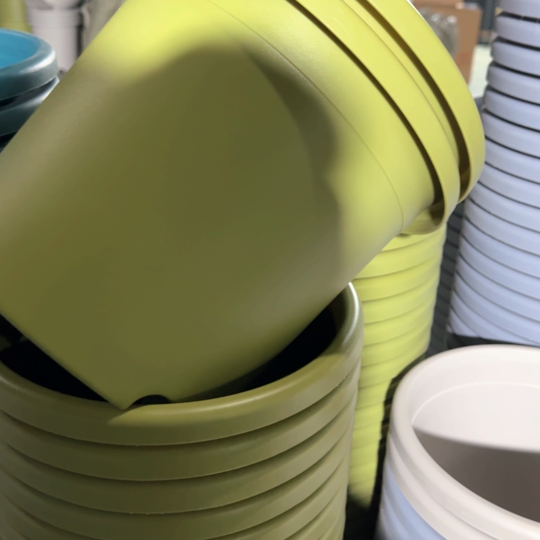 树脂四季盆4#无拖果绿微瑕8