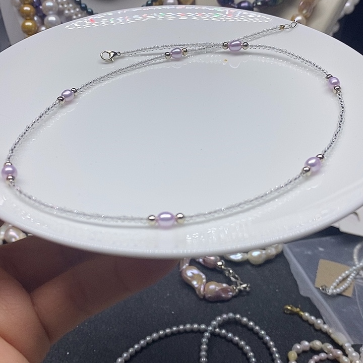 淡水珍珠未镶嵌吊坠(赠链)