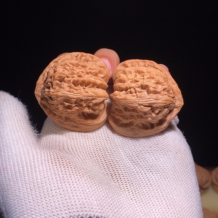 吊坠文玩核桃全品40三角白