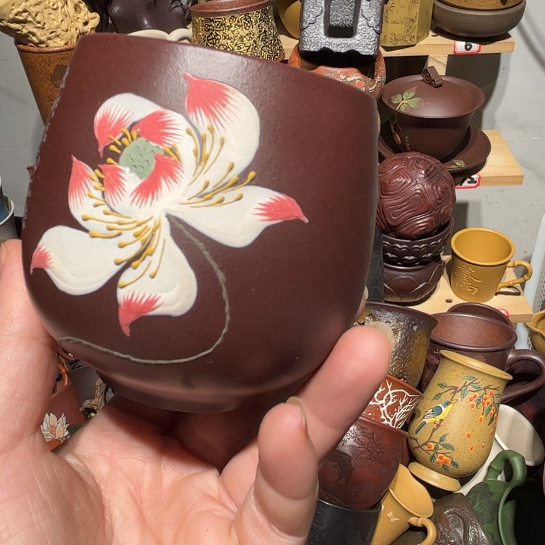 紫砂茶杯宜兴紫砂主人杯