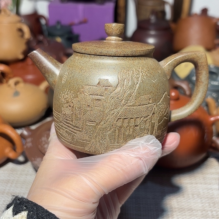 紫砂茶壶原矿宜兴紫砂