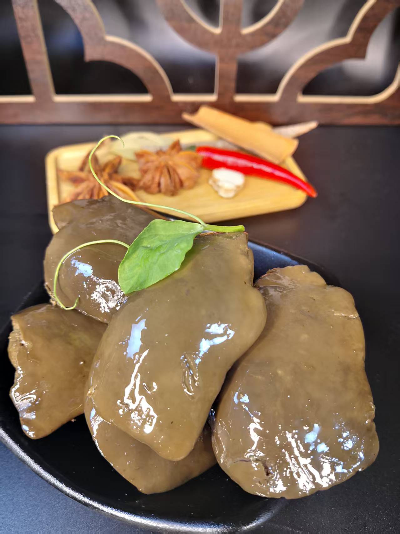 重庆梁平谢鸭子卤味零食 卤香鸭肝500克  真空锁鲜 保质期7天
