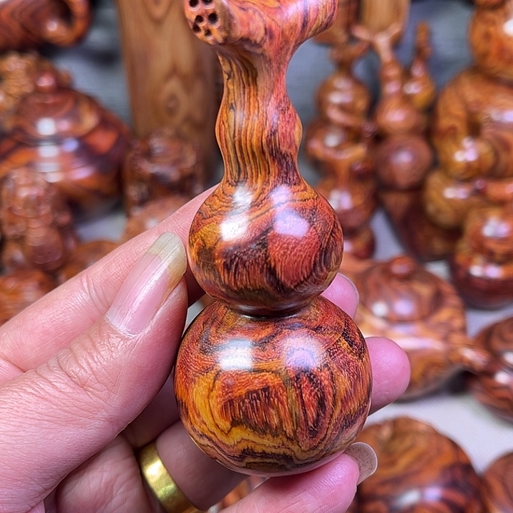 黄花梨/降香黄檀斑*马海南黄花梨油梨工艺品