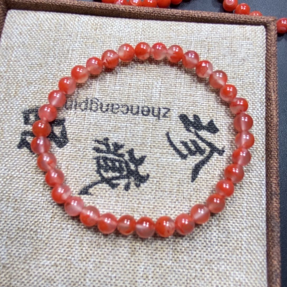 未镶嵌手串南红玛瑙