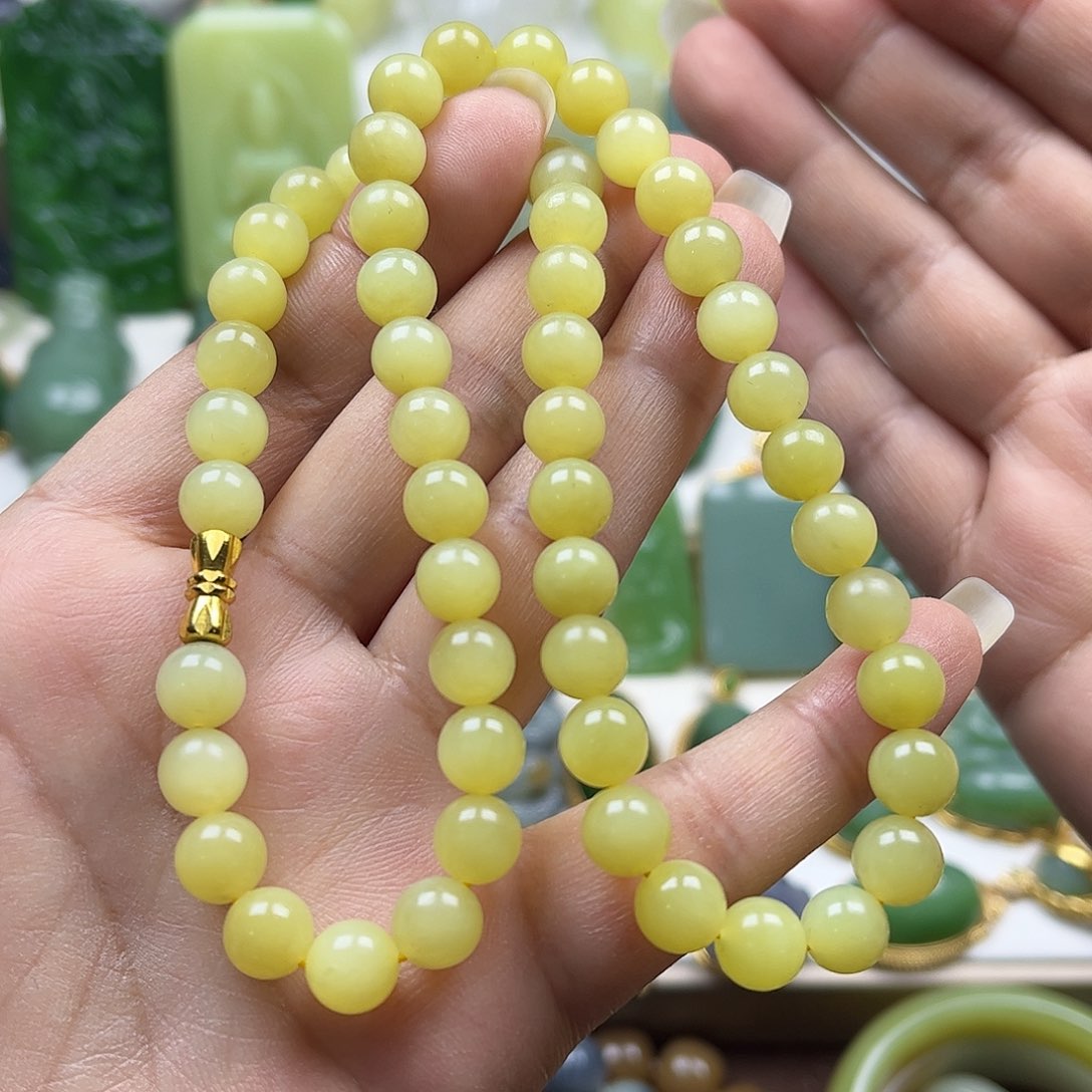 和田玉吊坠项链未镶嵌