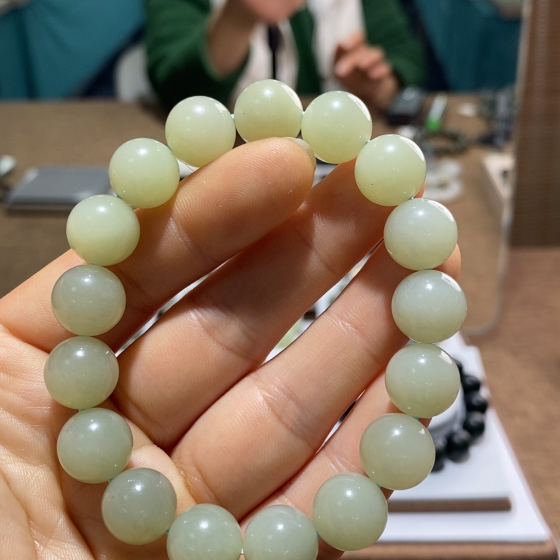 和田玉未镶嵌手链112