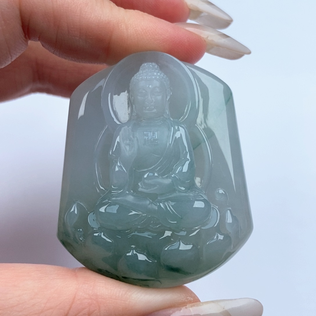 翡翠颈饰未镶嵌刺*额