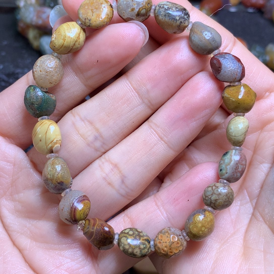 未镶嵌玛瑙/玉髓珠宝半成品