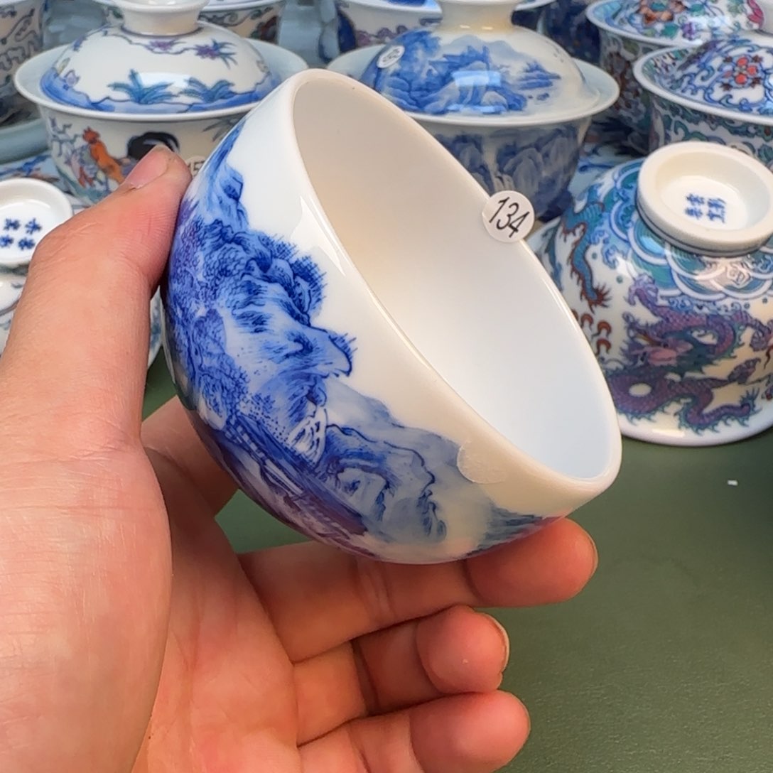 彦祖纯手工手绘茶具134