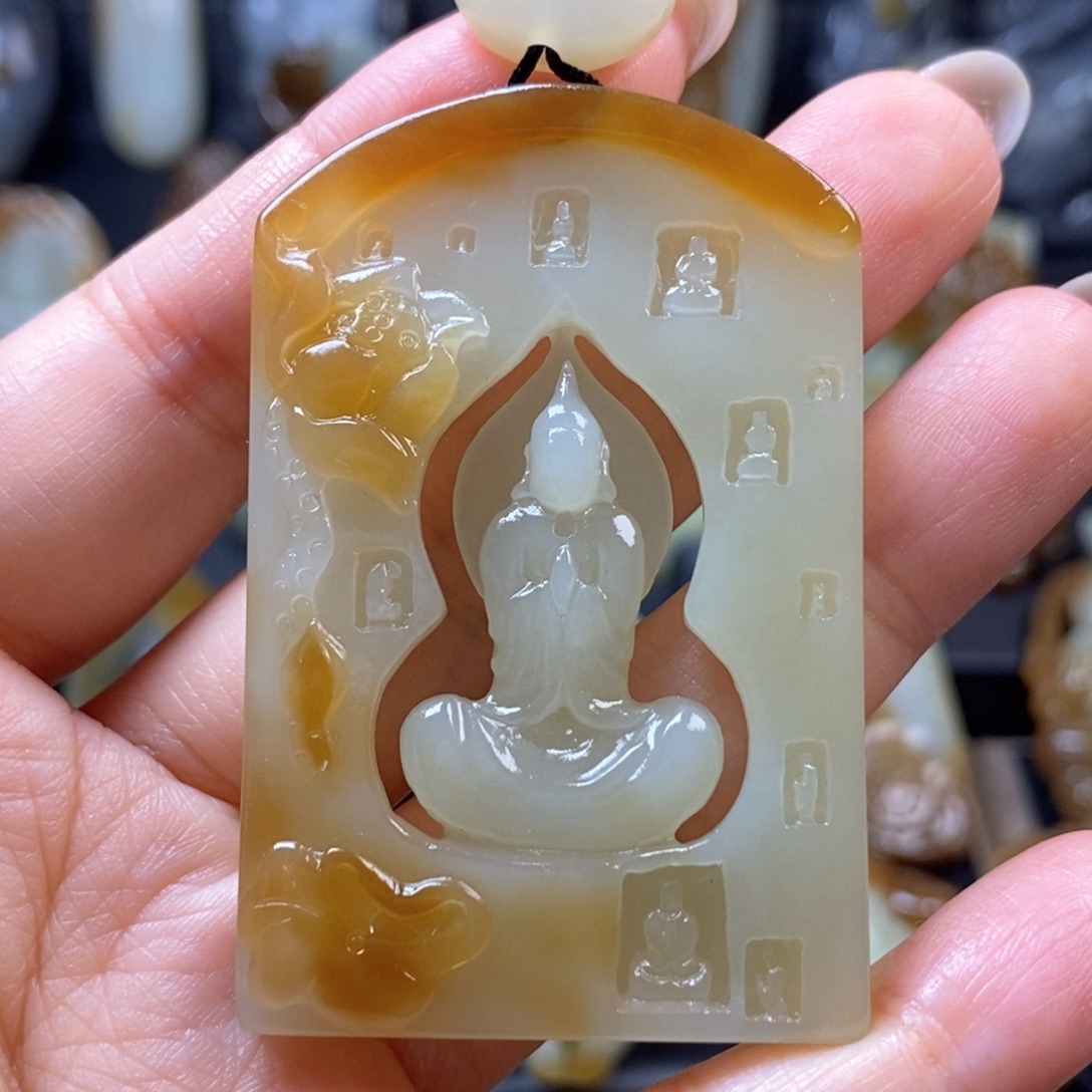 未镶嵌和田玉挂件