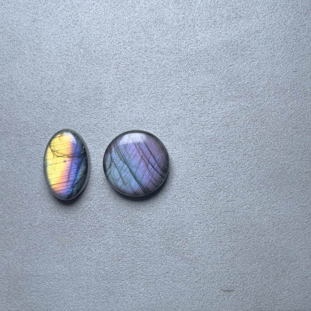 喵***明颈饰长石银S925镶嵌