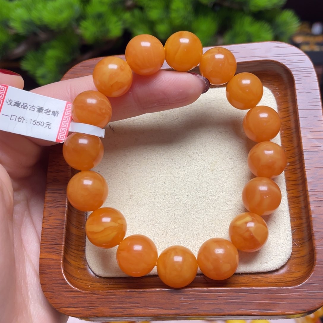 蜜蜡手链未镶嵌手串