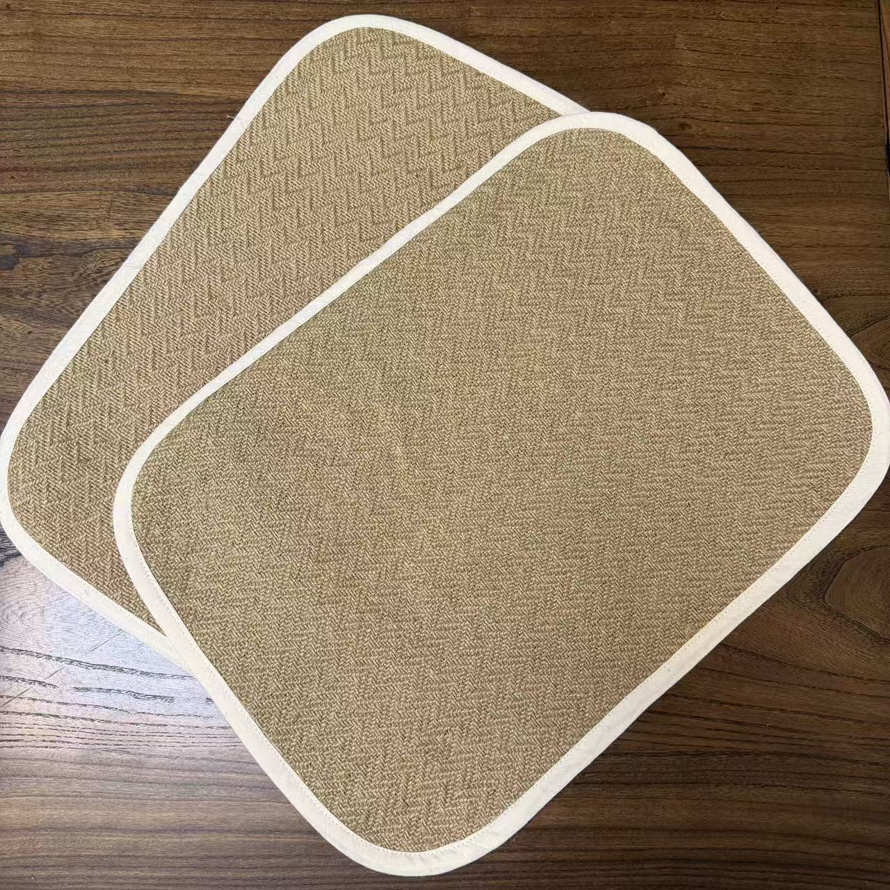 黄麻的茶杯垫多功能垫尺寸30×40一对装