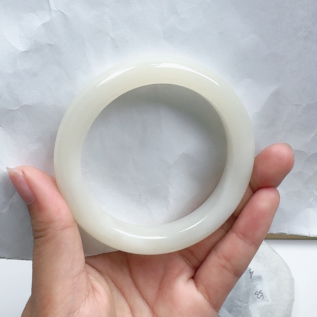 和田玉手镯YY56.6未镶嵌