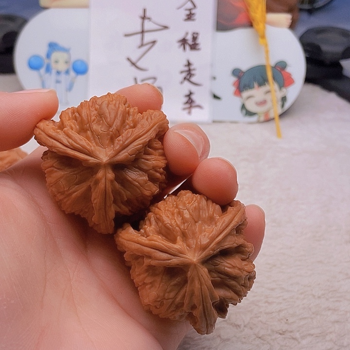 吊坠文玩核桃三棱