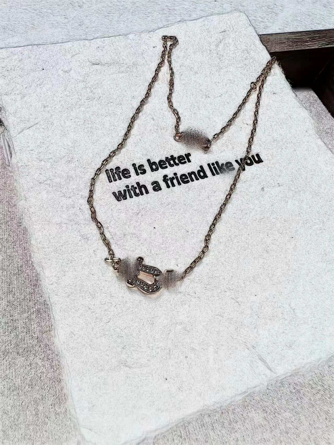 合金项链 马T项链