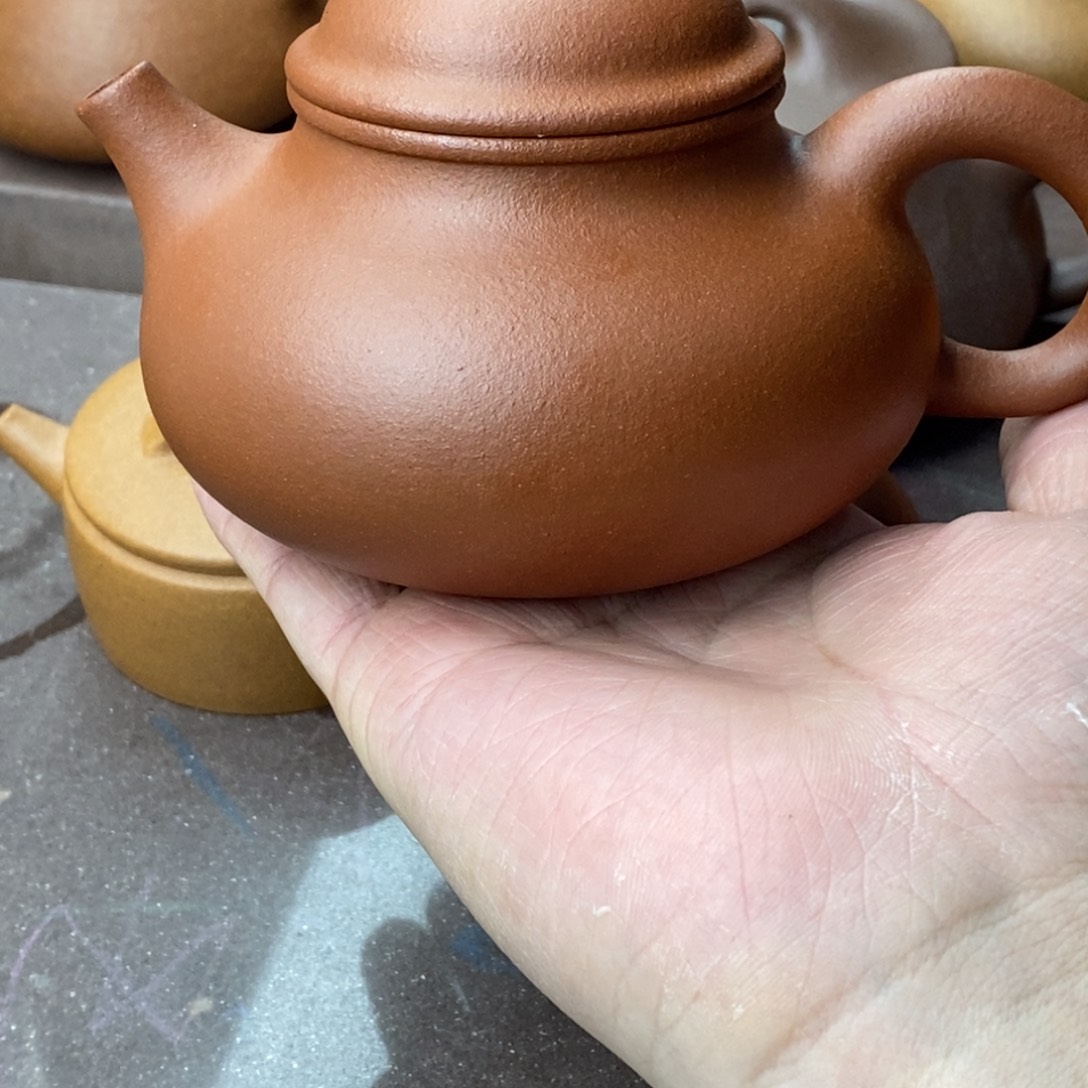 紫砂茶壶凸***凸紫砂壶容天微瑕