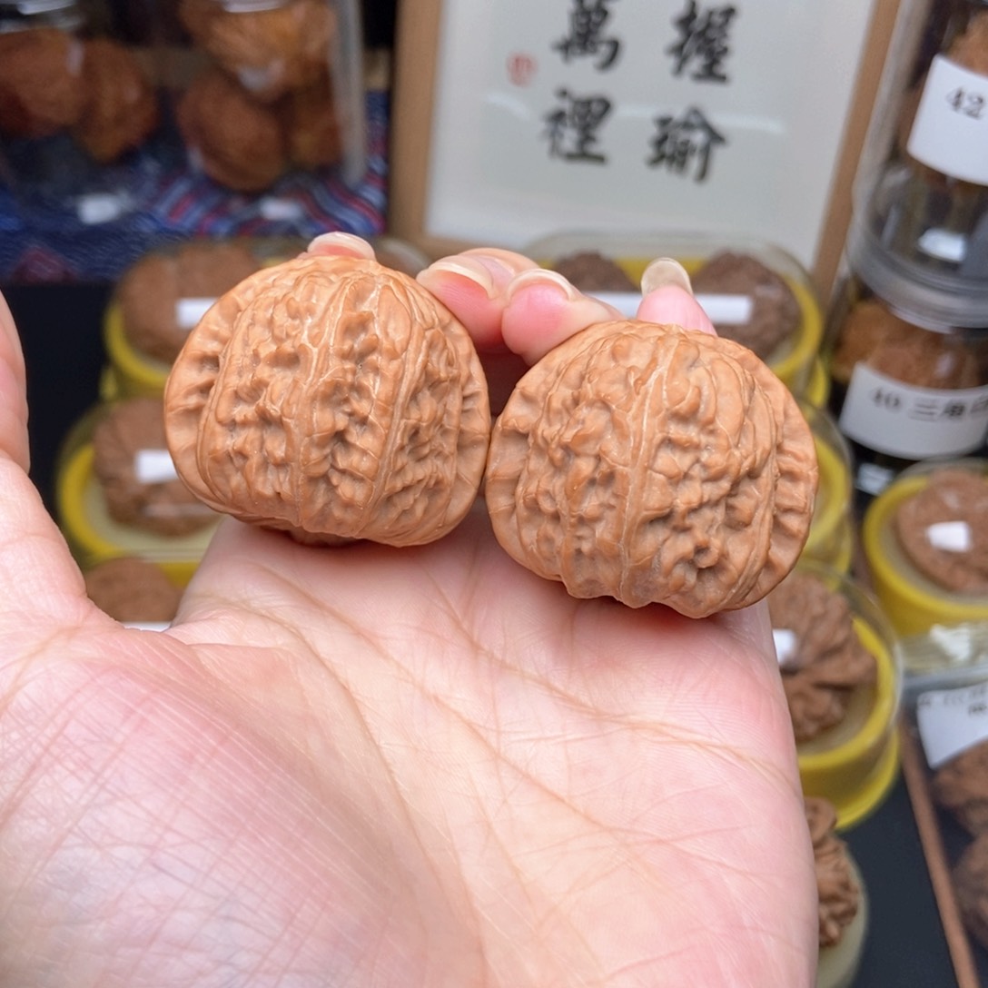 把件文玩核桃39白狮子