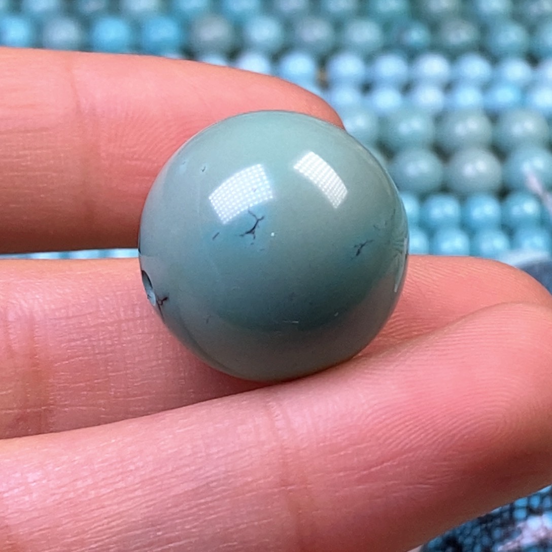 绿松石19mm圆珠未镶嵌