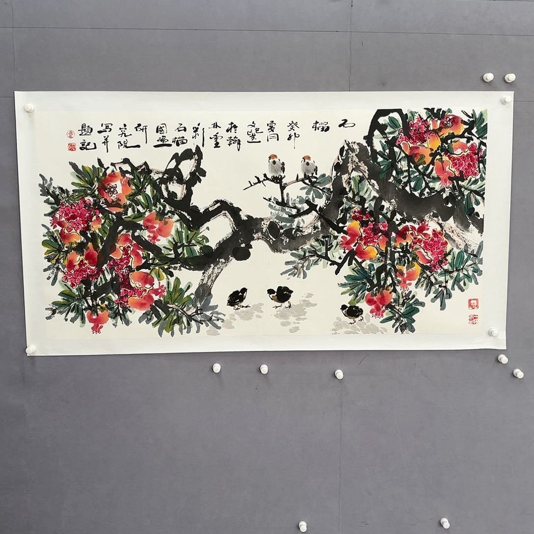 国画亲笔手绘原创