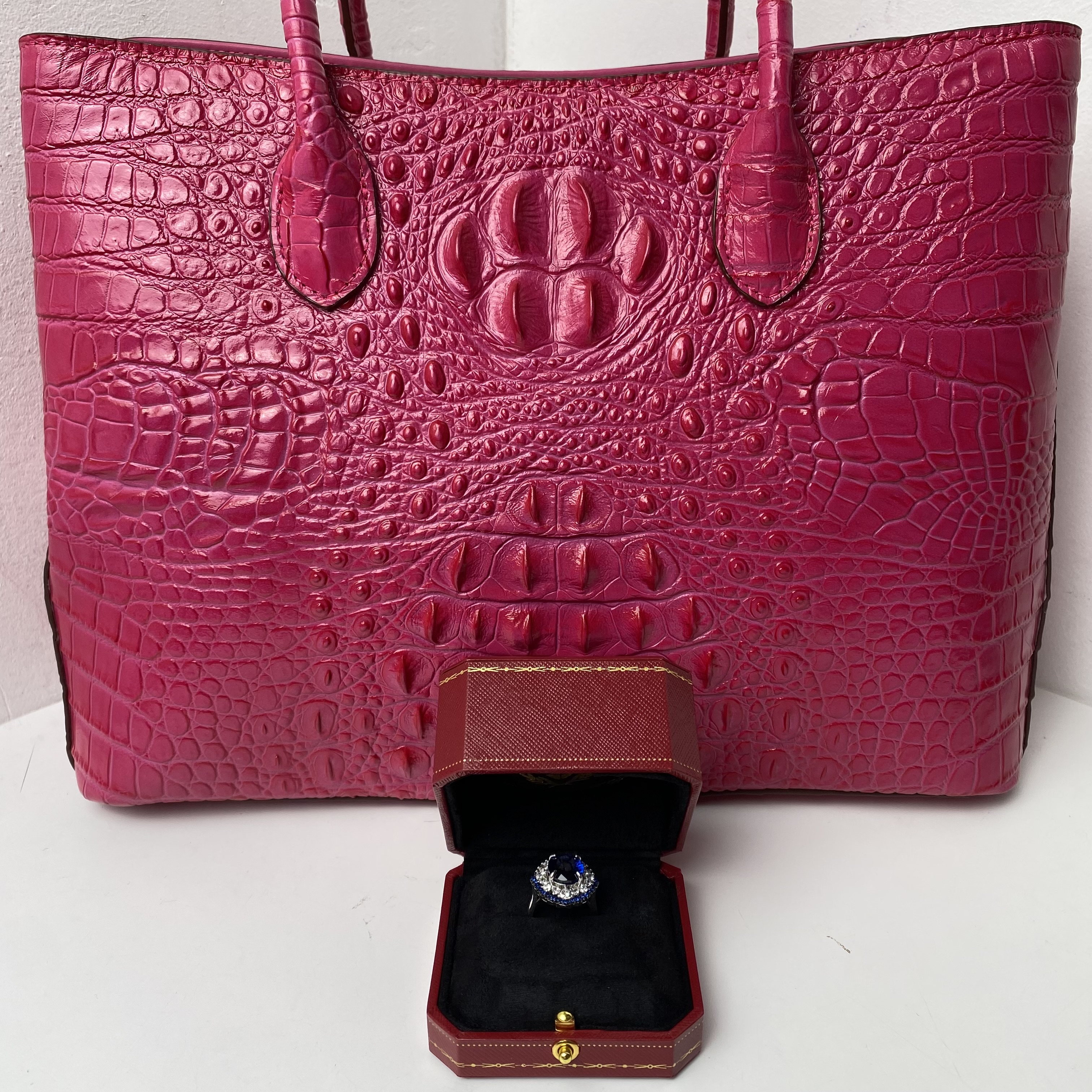 2760戒指--蓝--精工蓝戒指赠礼盒