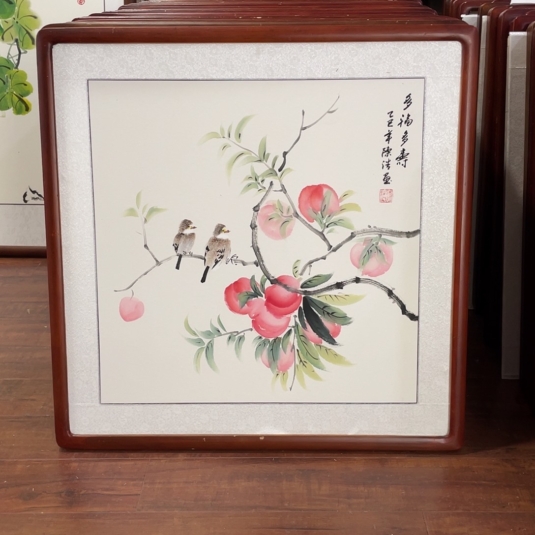 国画带框尺寸63*63厘米