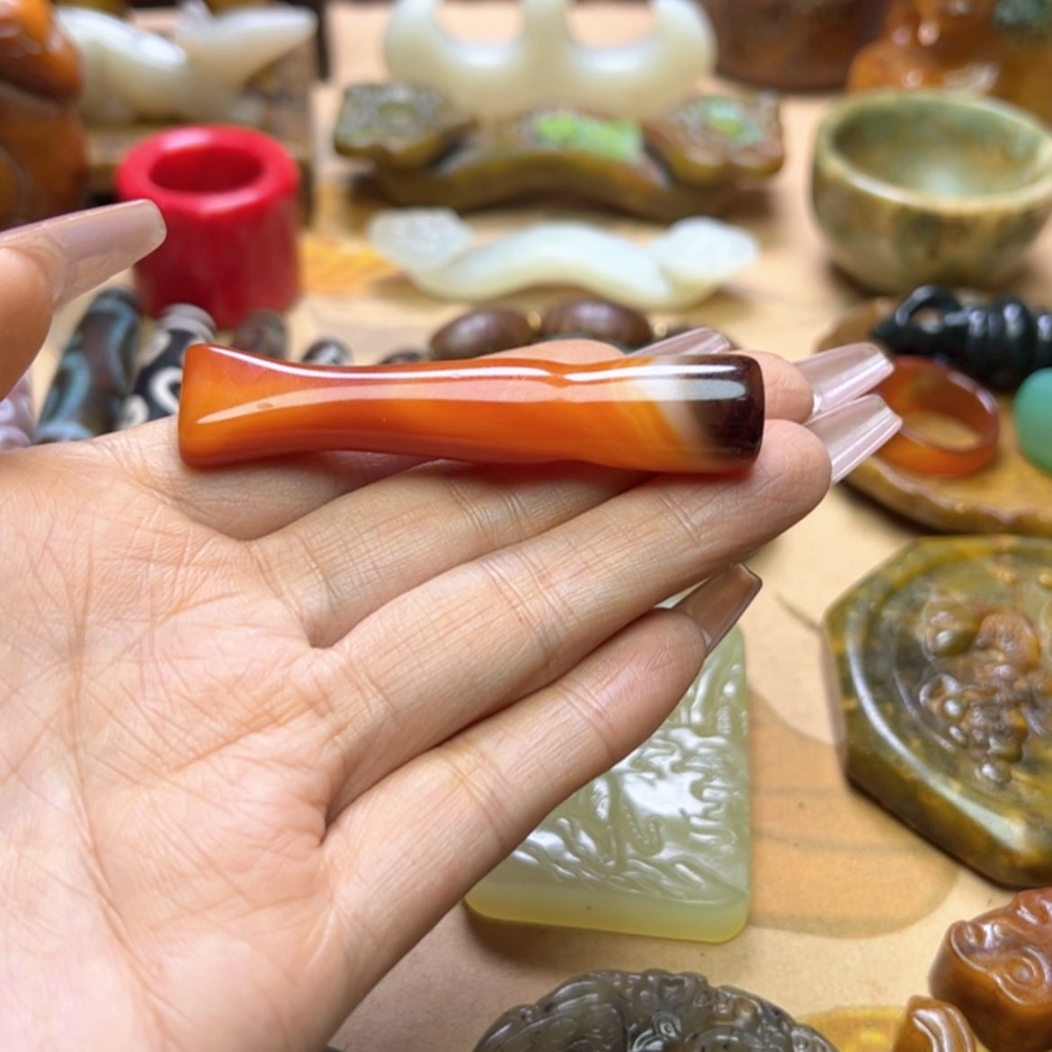 【闪购商品】玛瑙/玉髓颈饰未镶嵌
