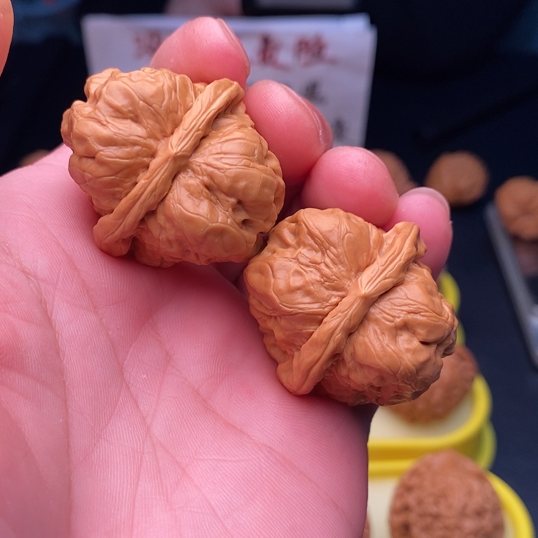 桃核把件延庆蛙尺寸35