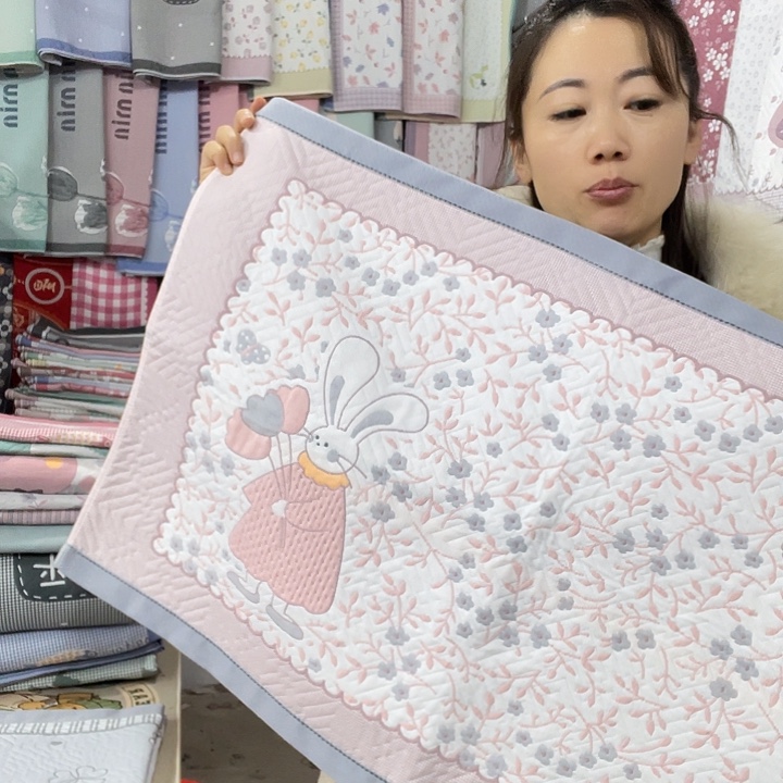 棉特价促销灰色花园兔