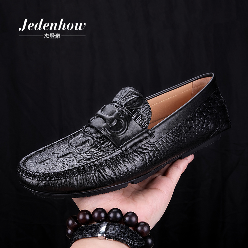 【杰登豪】2025春夏新款真皮高档男士乐福鞋商务休闲欧版百搭单鞋