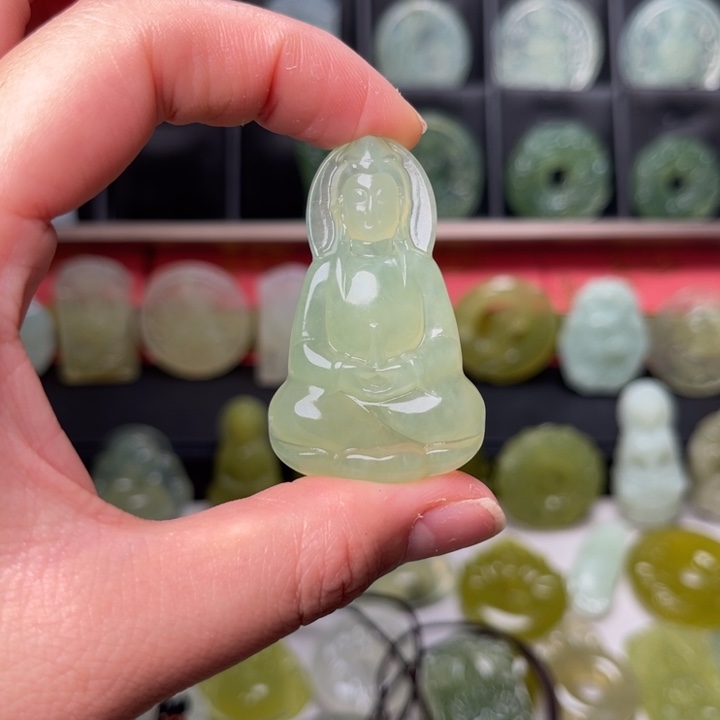 用***5岫玉未镶嵌吊坠(赠链)