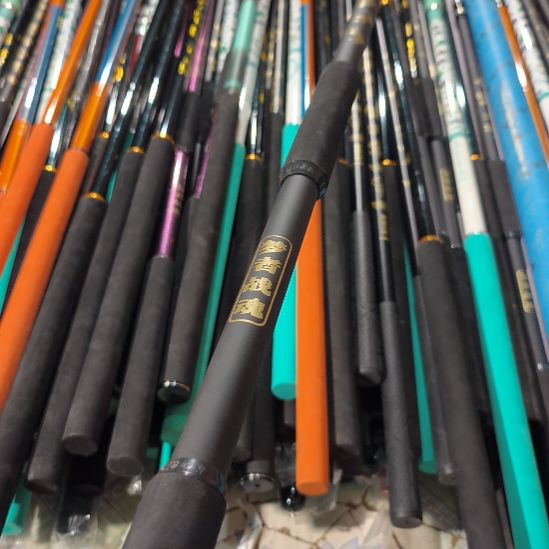 双卧吧抄网杆瑕疵3米