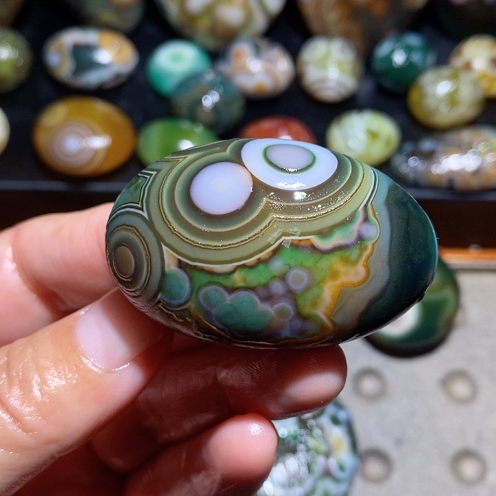 未镶嵌玛瑙/玉髓珠宝半成品133