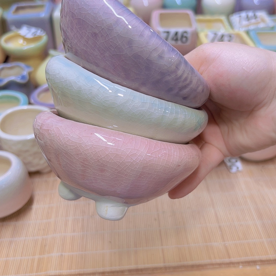 陶瓷花盆当场满12包邮