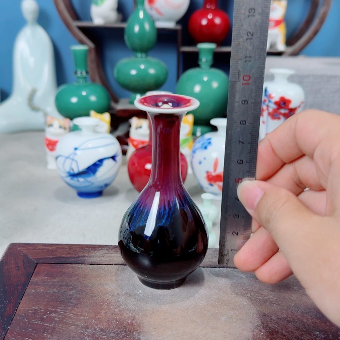 陶瓷手工小花器摆件