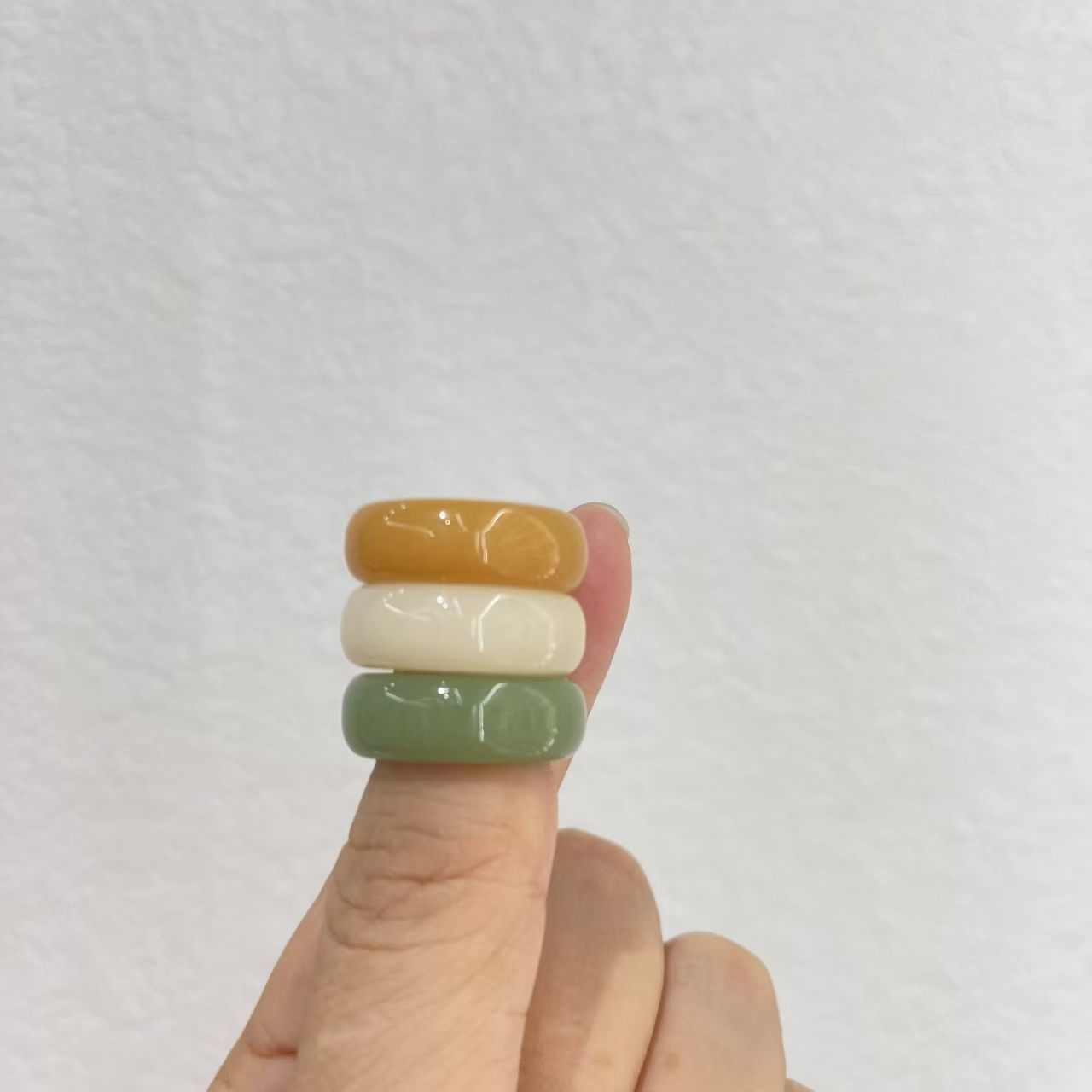 DIY饰品配件树脂跑环圆圈圆环手串佛珠念珠文玩古风配件配饰