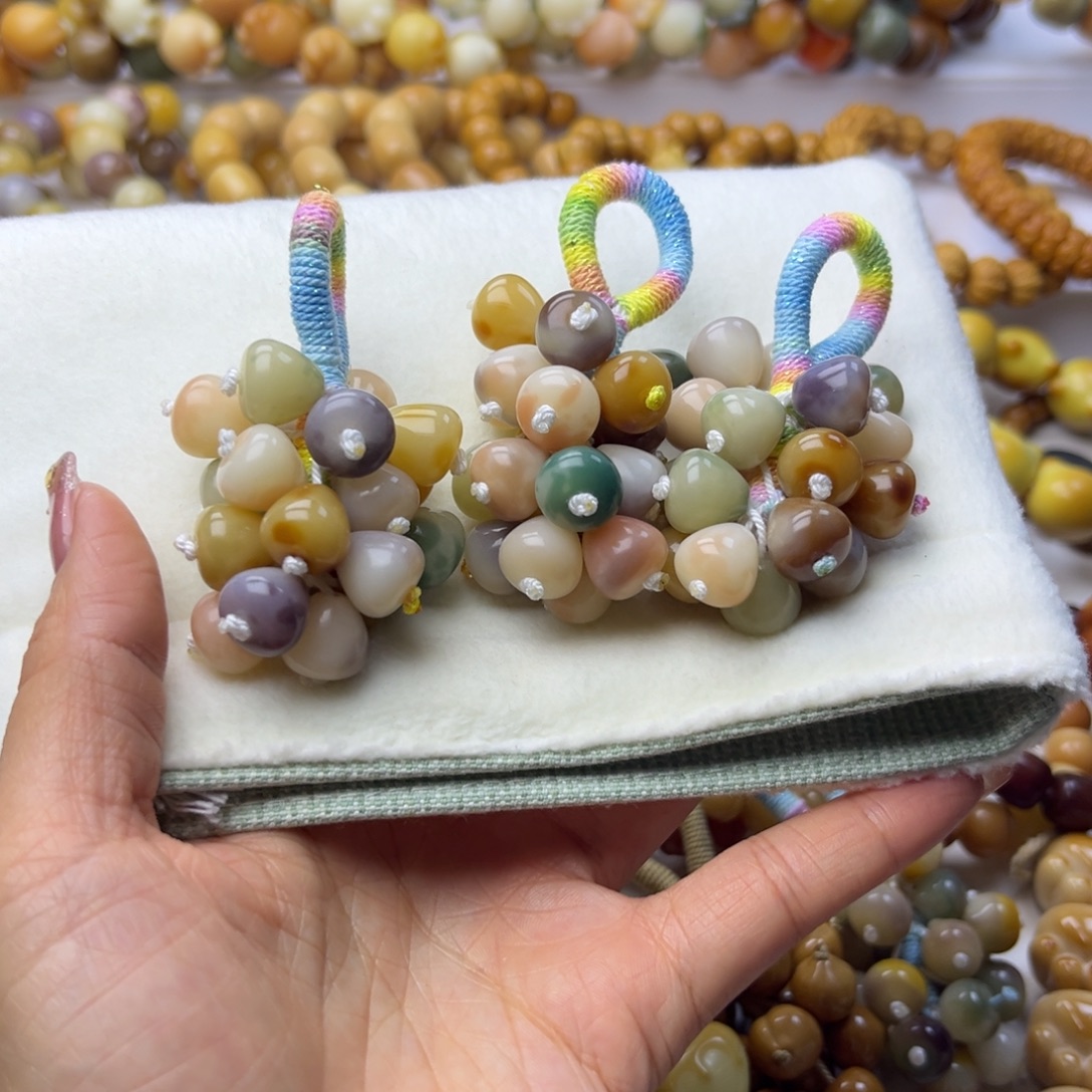 手串菩提根/象牙果葡萄挂件水滴一串通货12mm