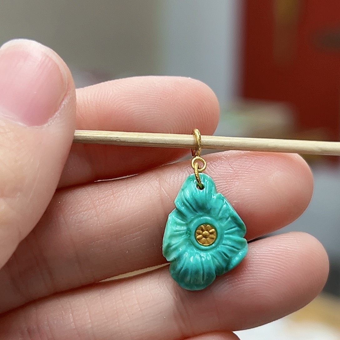 绿松石珠宝奇石未镶嵌