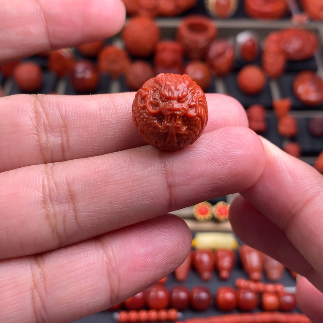 南红玛瑙龙珠16未镶嵌