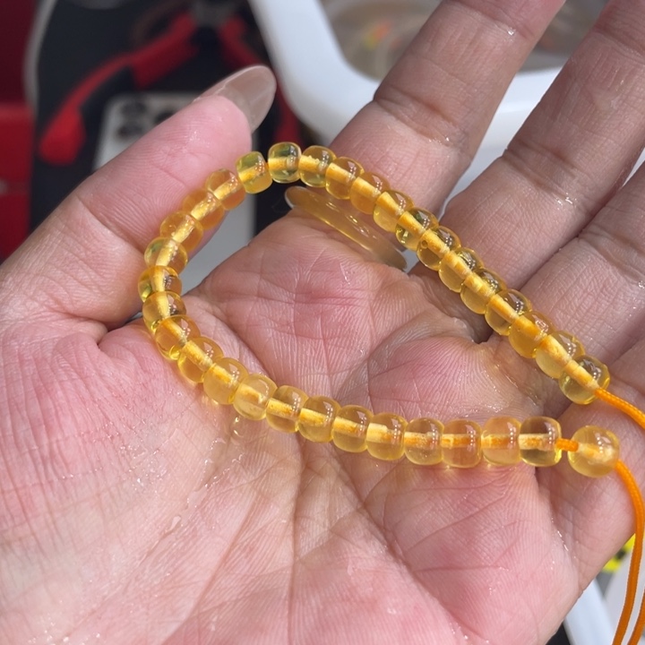 琥珀未镶嵌手链手串