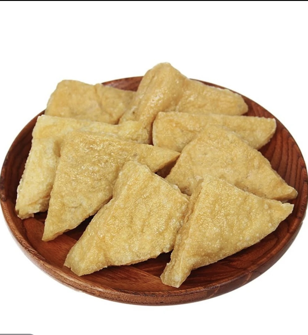 花漾果现炸三角油豆腐