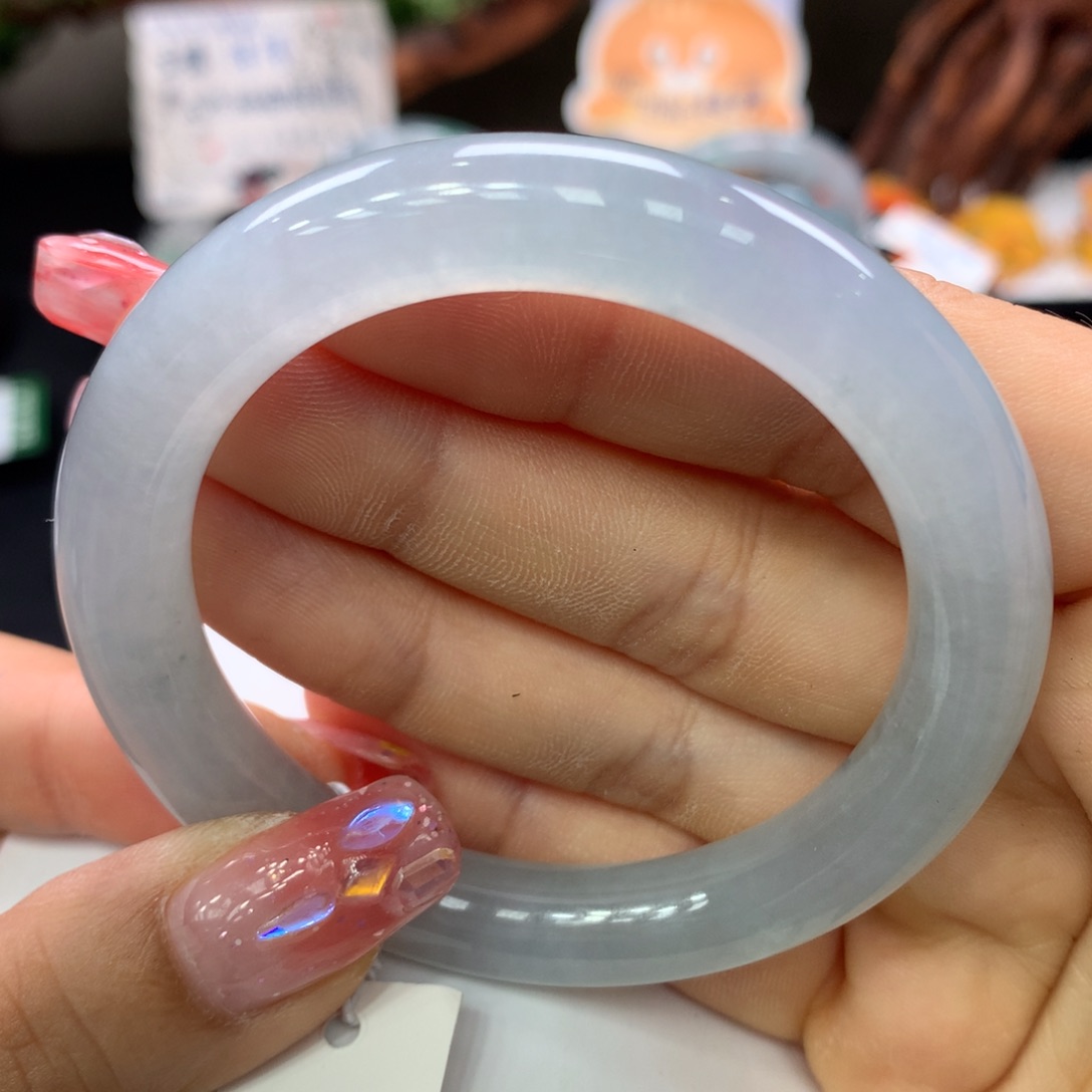 未镶嵌手镯翡翠9号小冰蓝