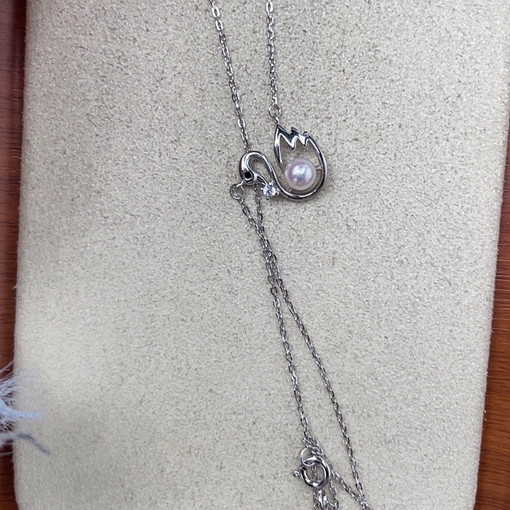 银S925镶嵌海水珍珠颈饰