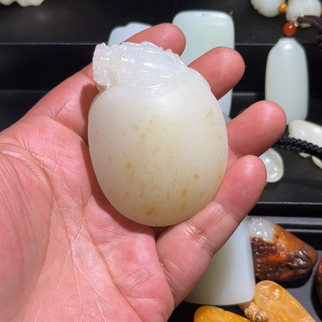 和田玉挂件未镶嵌旭**升