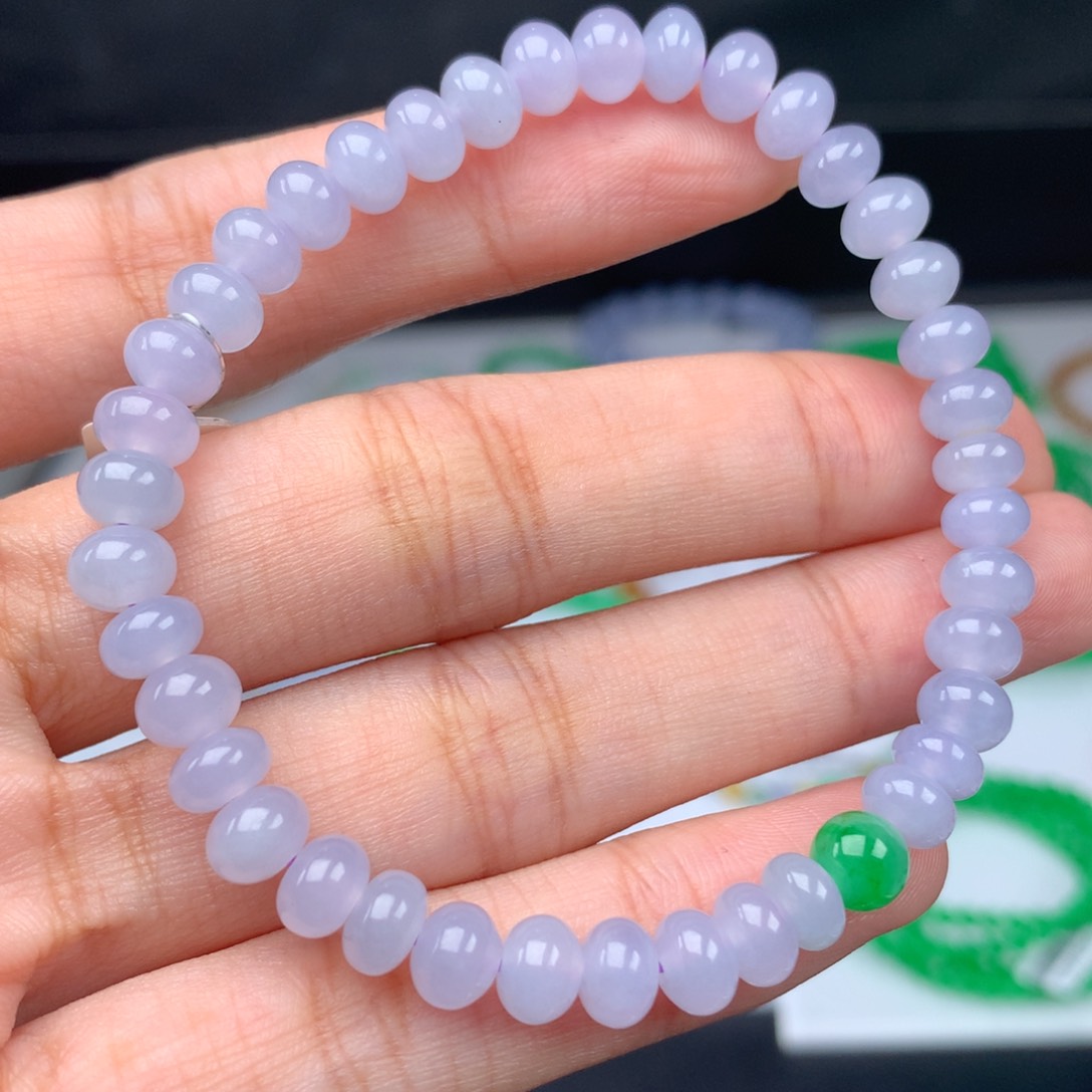 翡翠手链未镶嵌卡