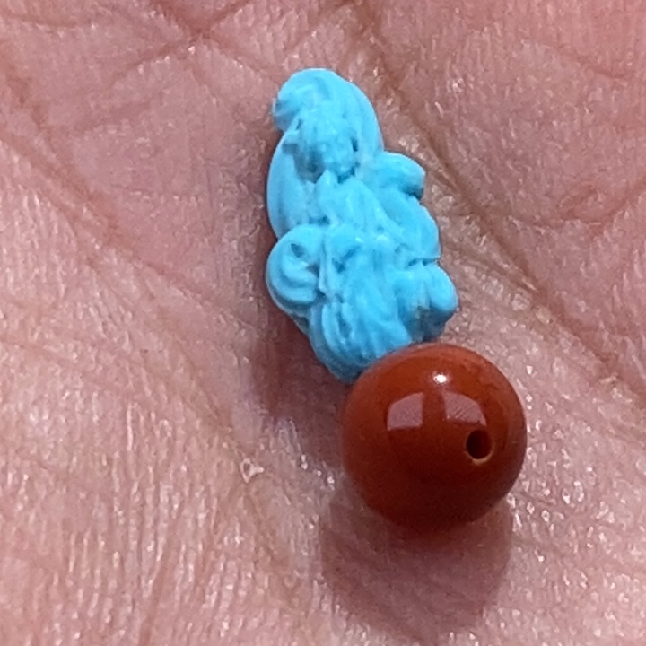 南红玛瑙颈饰未镶嵌