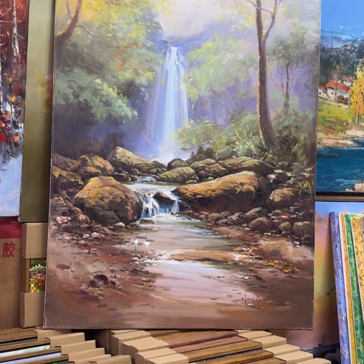 油画油画作品展等活动中