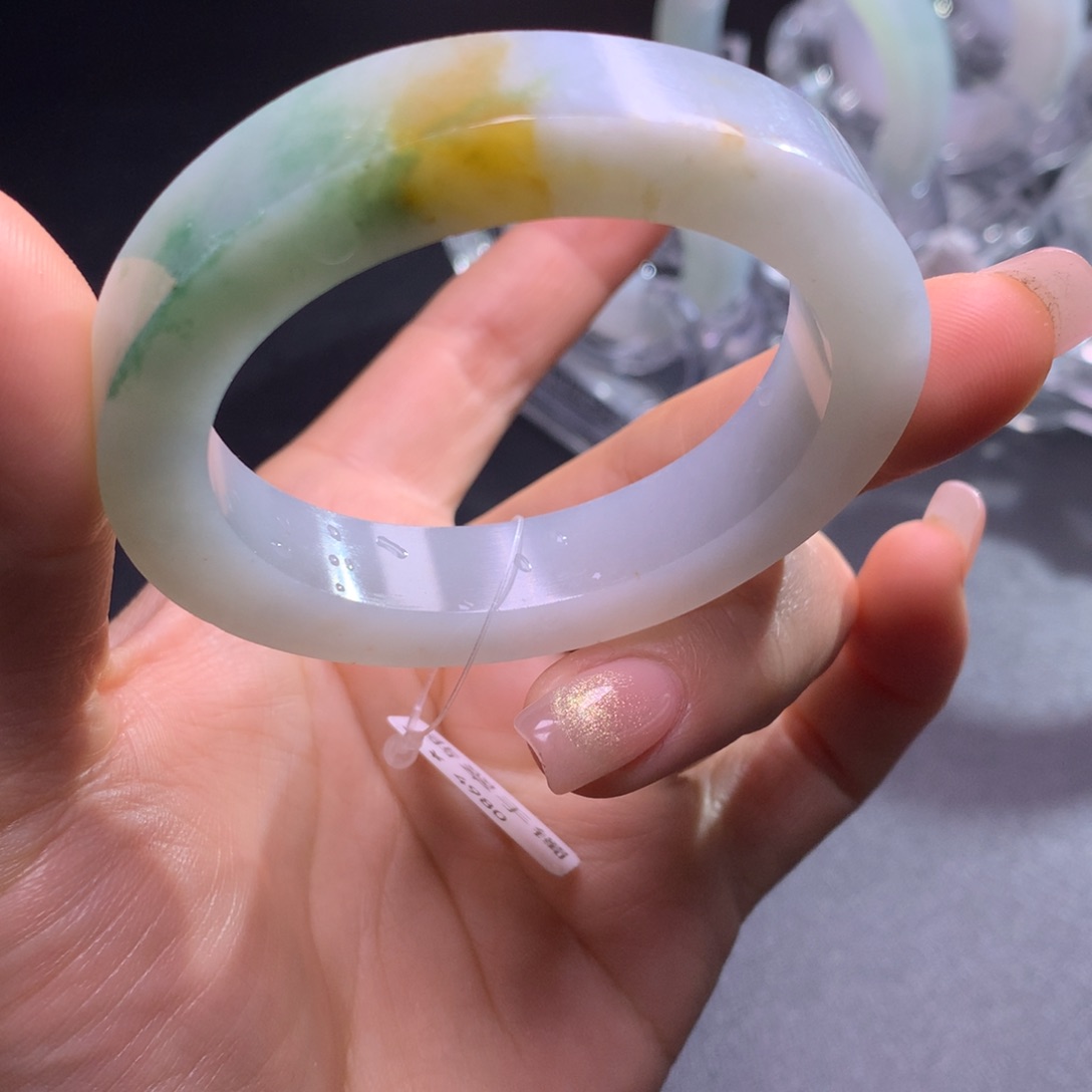 定制翡翠翡翠手镯贵妃未镶嵌