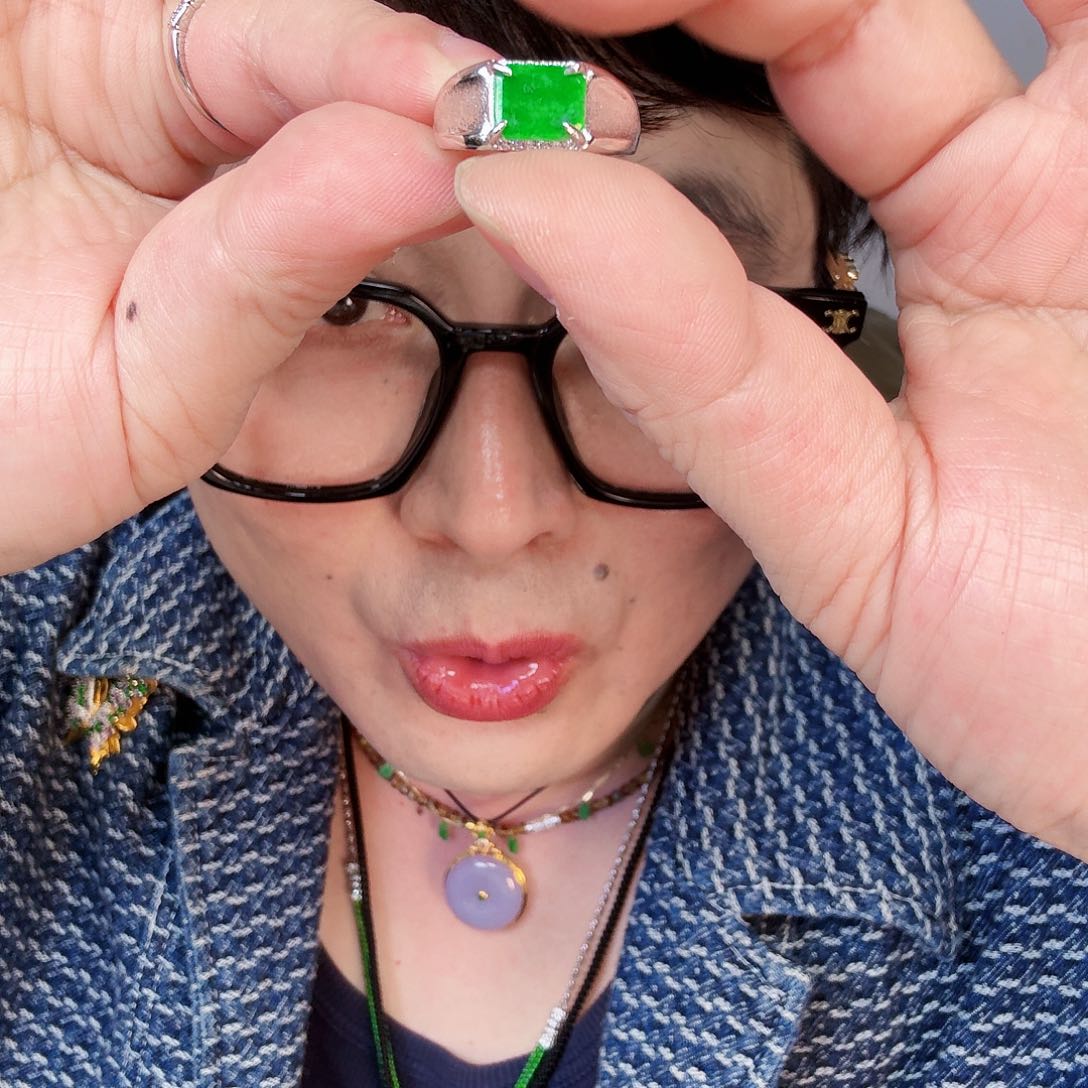 翡翠颈饰未镶嵌一个